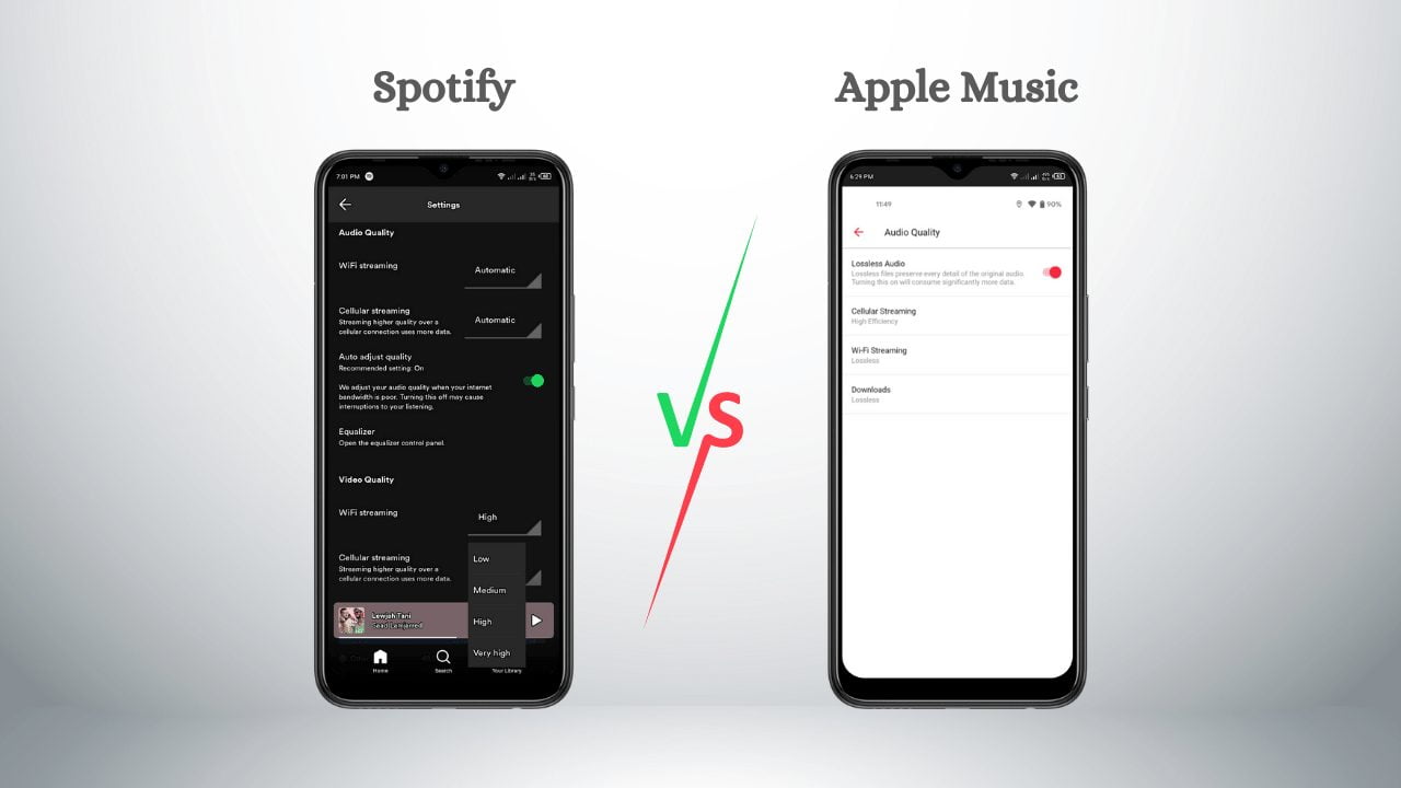 Spotify Premium vs Apple Music (Streaming Quality)