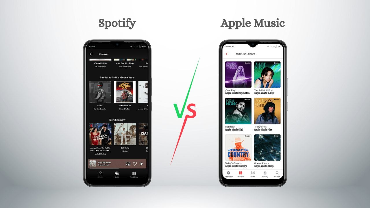 Spotify vs Apple Music (Playlists and Curated Content)