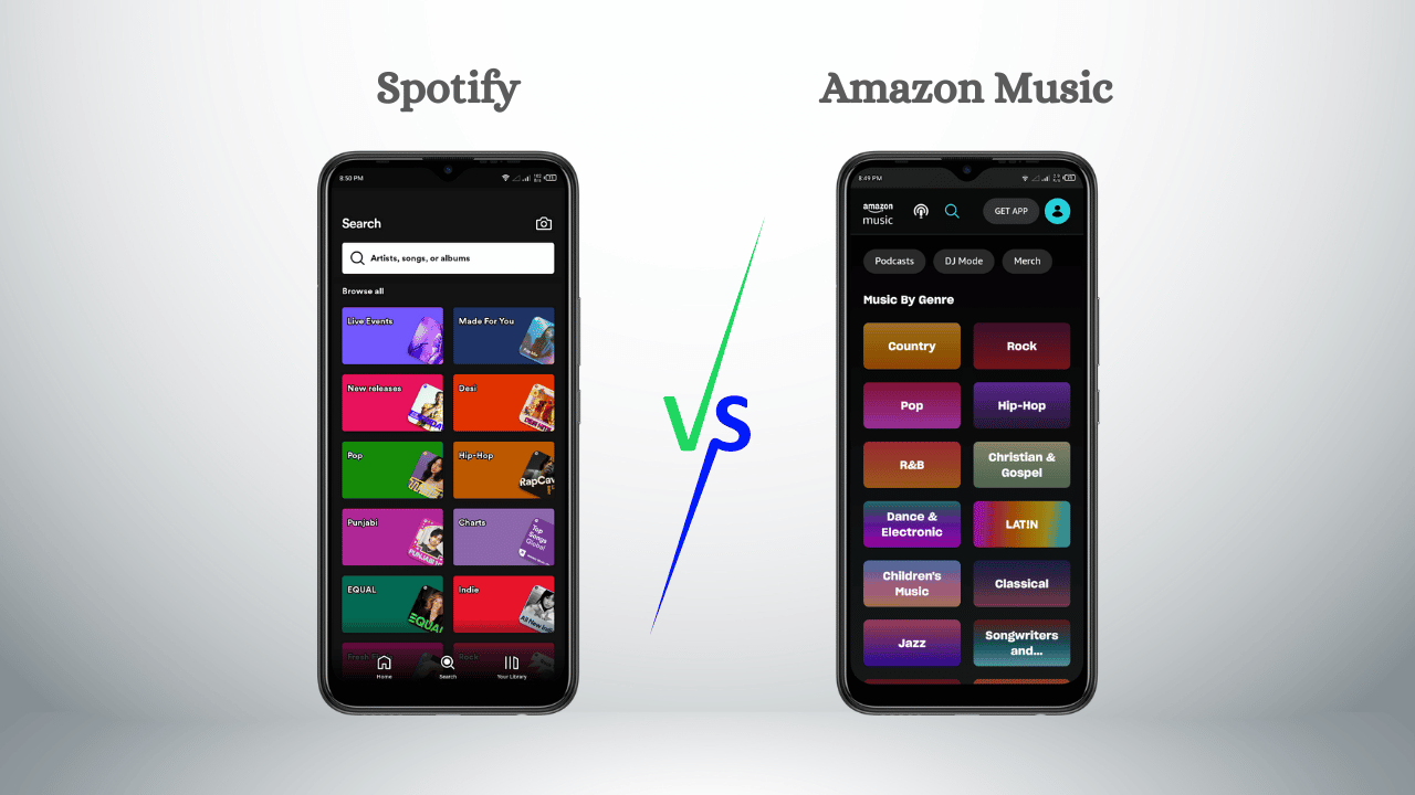 Spotify vs Amazon Music: Music Discovery Tools