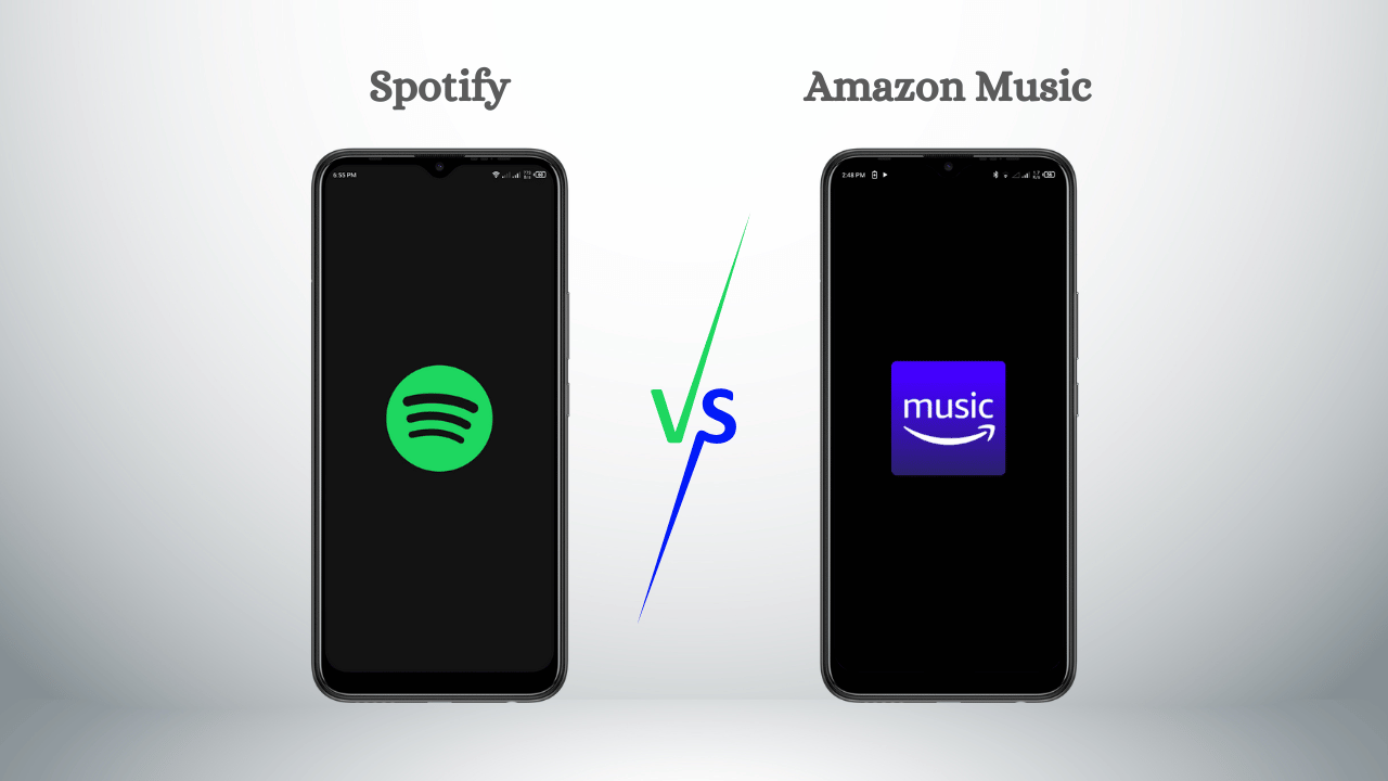 Spotify vs Amazon Music: App Interface