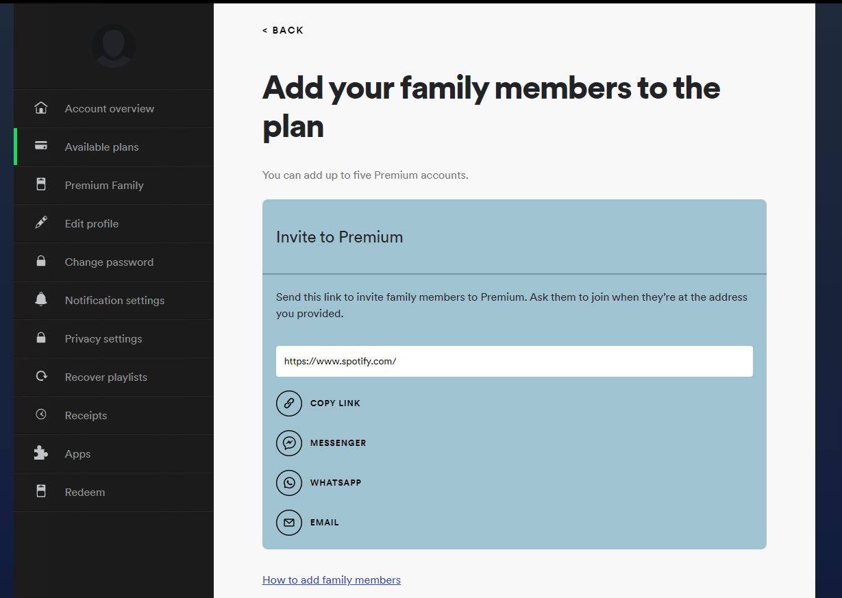 How to Add Members to Spotify Family Account (5)