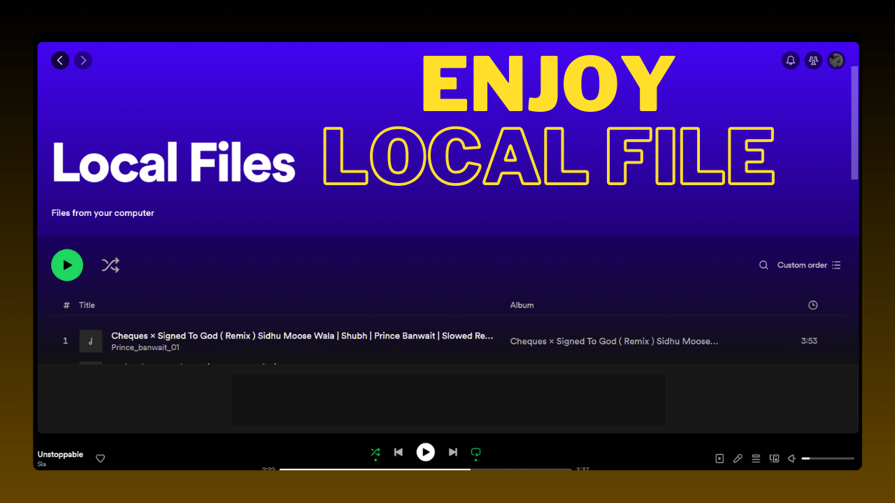 Enjoy Local File