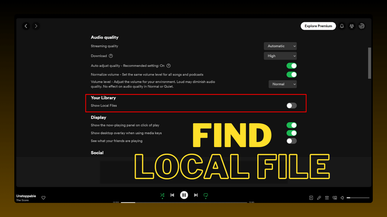 Find Local File