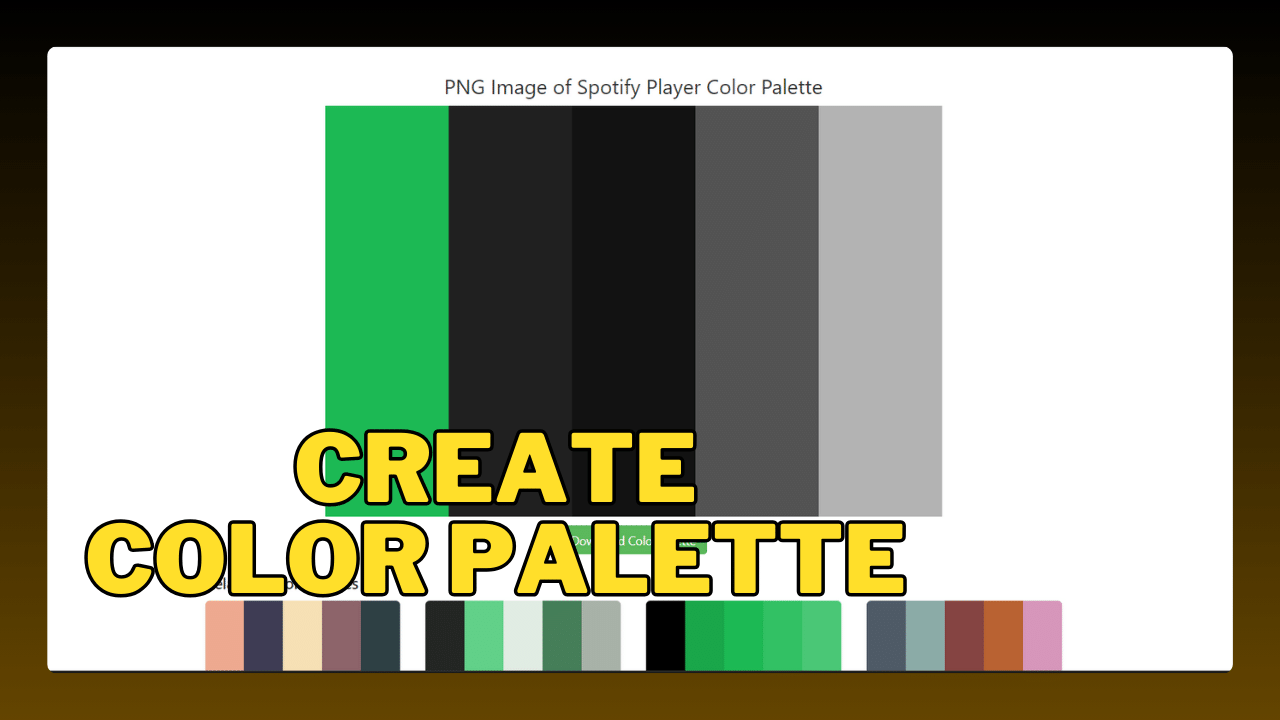 Create Color Palette